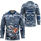 Geelong Cats Hockey Jersey Aboriginal Dot Pattern - Football Mascot Heritage Pride
