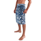 Geelong Cats Lavalava Aboriginal Dot Pattern - Football Mascot Heritage Pride
