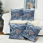 Geelong Cats Pillow Cover Aboriginal Dot Pattern - Football Mascot Heritage Pride