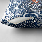 Geelong Cats Pillow Cover Aboriginal Dot Pattern - Football Mascot Heritage Pride