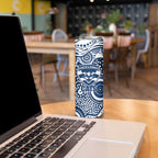 Geelong Cats Skinny Tumbler Aboriginal Dot Pattern - Football Mascot Heritage Pride