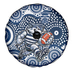 Geelong Cats Spare Tire Cover Aboriginal Dot Pattern - Football Mascot Heritage Pride