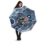 Geelong Cats Umbrella Aboriginal Dot Pattern - Football Mascot Heritage Pride