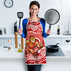 Gold Coast Suns Apron Aboriginal Dot Pattern - Football Mascot Heritage Pride