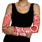 Gold Coast Suns Arm Sleeves Aboriginal Dot Pattern - Football Mascot Heritage Pride