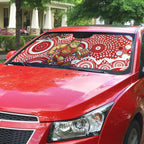 Gold Coast Suns Auto Sun Shade Aboriginal Dot Pattern - Football Mascot Heritage Pride