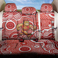 Gold Coast Suns Back Car Seat Cover Aboriginal Dot Pattern - Football Mascot Heritage Pride