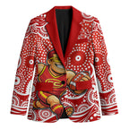 Gold Coast Suns Blazer Aboriginal Dot Pattern - Football Mascot Heritage Pride
