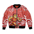 Gold Coast Suns Bomber Jacket Aboriginal Dot Pattern - Football Mascot Heritage Pride