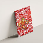 Gold Coast Suns Canvas Wall Art Aboriginal Dot Pattern - Football Mascot Heritage Pride