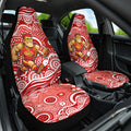 Gold Coast Suns Car Seat Cover Aboriginal Dot Pattern - Football Mascot Heritage Pride