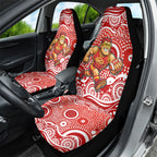 Gold Coast Suns Car Seat Cover Aboriginal Dot Pattern - Football Mascot Heritage Pride