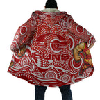 Gold Coast Suns Cloak Aboriginal Dot Pattern - Football Mascot Heritage Pride