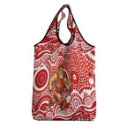 Gold Coast Suns Grocery Bag Aboriginal Dot Pattern - Football Mascot Heritage Pride