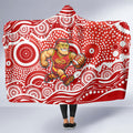 Gold Coast Suns Hooded Blanket Aboriginal Dot Pattern - Football Mascot Heritage Pride