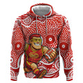 Gold Coast Suns Hoodie Aboriginal Dot Pattern - Football Mascot Heritage Pride