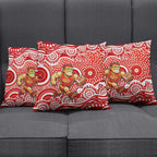 Gold Coast Suns Pillow Cover Aboriginal Dot Pattern - Football Mascot Heritage Pride