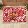 Gold Coast Suns Rubber Doormat Aboriginal Dot Pattern - Football Mascot Heritage Pride