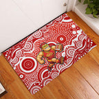 Gold Coast Suns Rubber Doormat Aboriginal Dot Pattern - Football Mascot Heritage Pride