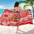 Gold Coast Suns Sarong Aboriginal Dot Pattern - Football Mascot Heritage Pride