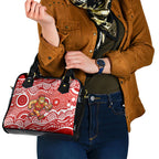 Gold Coast Suns Shoulder Handbag Aboriginal Dot Pattern - Football Mascot Heritage Pride