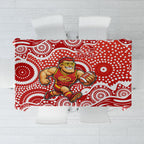 Gold Coast Suns Tablecloth Aboriginal Dot Pattern - Football Mascot Heritage Pride