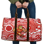 Gold Coast Suns Travel Bag Aboriginal Dot Pattern - Football Mascot Heritage Pride