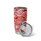 Gold Coast Suns Tumbler Cup Aboriginal Dot Pattern - Football Mascot Heritage Pride