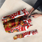 Gold Coast Suns Umbrella Aboriginal Dot Pattern - Football Mascot Heritage Pride
