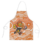 Greater Western Sydney Giants Apron Aboriginal Dot Pattern - Football Mascot Heritage Pride