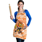 Greater Western Sydney Giants Apron Aboriginal Dot Pattern - Football Mascot Heritage Pride