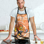 Greater Western Sydney Giants Apron Aboriginal Dot Pattern - Football Mascot Heritage Pride