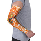 Greater Western Sydney Giants Arm Sleeves Aboriginal Dot Pattern - Football Mascot Heritage Pride