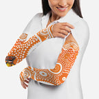 Greater Western Sydney Giants Arm Sleeves Aboriginal Dot Pattern - Football Mascot Heritage Pride