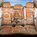 Greater Western Sydney Giants Back Car Seat Cover Aboriginal Dot Pattern - Football Mascot Heritage Pride