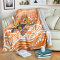 Greater Western Sydney Giants Blanket Aboriginal Dot Pattern - Football Mascot Heritage Pride