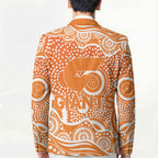 Greater Western Sydney Giants Blazer Aboriginal Dot Pattern - Football Mascot Heritage Pride
