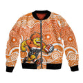Greater Western Sydney Giants Bomber Jacket Aboriginal Dot Pattern - Football Mascot Heritage Pride