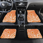 Greater Western Sydney Giants Car Mats Aboriginal Dot Pattern - Football Mascot Heritage Pride