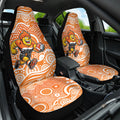 Greater Western Sydney Giants Car Seat Cover Aboriginal Dot Pattern - Football Mascot Heritage Pride