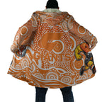Greater Western Sydney Giants Cloak Aboriginal Dot Pattern - Football Mascot Heritage Pride