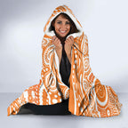 Greater Western Sydney Giants Hooded Blanket Aboriginal Dot Pattern - Football Mascot Heritage Pride