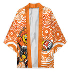 Greater Western Sydney Giants Kimono Aboriginal Dot Pattern - Football Mascot Heritage Pride