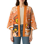 Greater Western Sydney Giants Kimono Aboriginal Dot Pattern - Football Mascot Heritage Pride