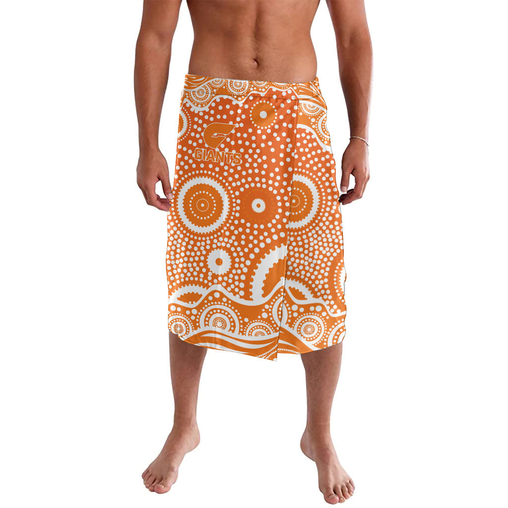 Greater Western Sydney Giants Lavalava Aboriginal Dot Pattern - Football Mascot Heritage Pride