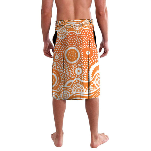 Greater Western Sydney Giants Lavalava Aboriginal Dot Pattern - Football Mascot Heritage Pride