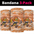 Greater Western Sydney Giants Neck Gaiter Aboriginal Dot Pattern - Football Mascot Heritage Pride