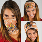 Greater Western Sydney Giants Neck Gaiter Aboriginal Dot Pattern - Football Mascot Heritage Pride