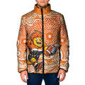 Greater Western Sydney Giants Padded Jacket Aboriginal Dot Pattern - Football Mascot Heritage Pride