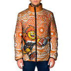 Greater Western Sydney Giants Padded Jacket Aboriginal Dot Pattern - Football Mascot Heritage Pride
